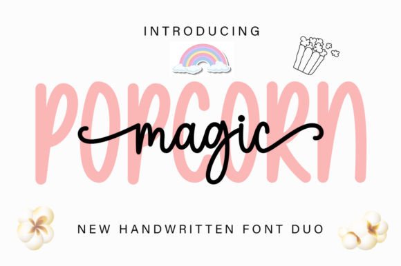 Adding Romance to Your Editorial Design with Magic Popcorn Typeface
