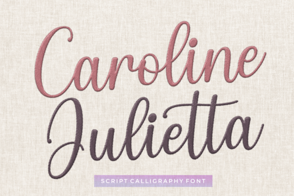 Caroline Julietta: The Handwritten Typeface for Elegant Editorial Design