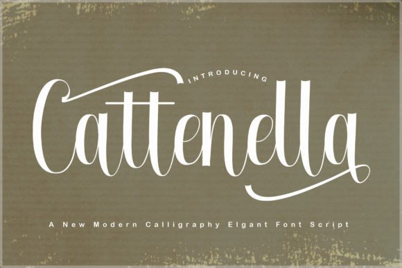 Cattenella Font: Elevate Your Small Business Brand Identity