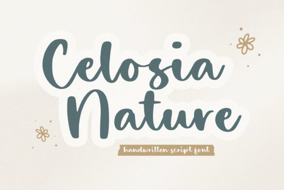 Celosia Nature: A Premium Script Font for Modern Campaigns