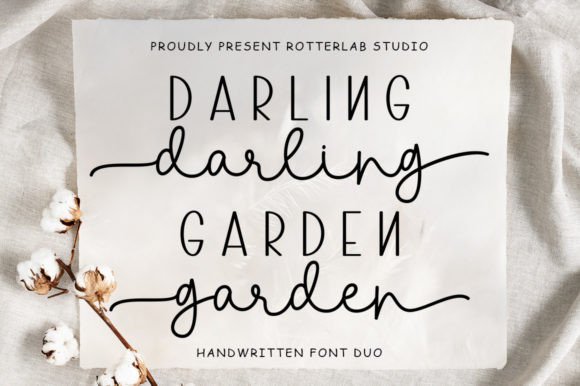 Darling Garden: The Elegant Typeface for Your Brand Identity
