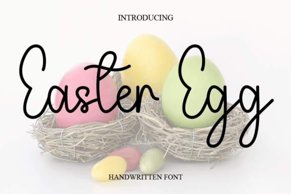 Easter Egg: A Handwritten Typeface for Editorial Excellence