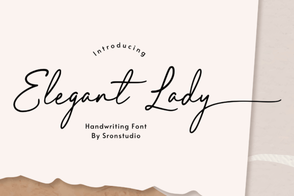 Elegant Lady: The Perfect Typeface for a Polished Brand Identity