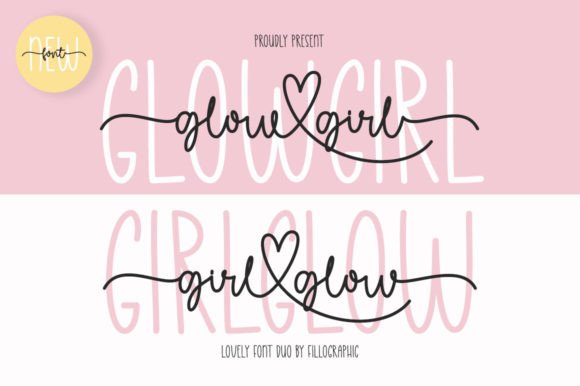Glow Girl: A Handwritten Typeface for Modern Web Design
