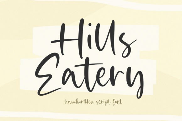Hills Eatery: The Perfect Script Font for Polished Small Business Branding