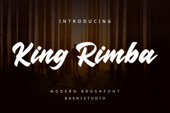 King Rimba: The Modern Brush Typeface for Dynamic Campaigns