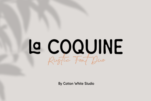 La Coquine: A Handmade Typeface for Authentic Editorial Design