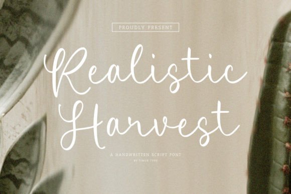 Realistic Harvest: The Handwritten Typeface for Authentic Campaigns