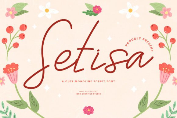Setisa: The Perfect Script Font for Handmade Labels and Branding