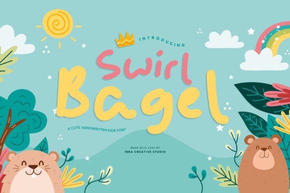 Swirl Bagel: A Whimsical Typeface for Playful Branding