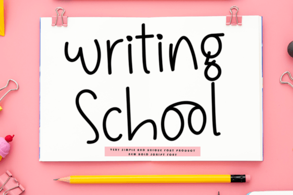 Writing School: The Handwritten Typeface for Editorial Design